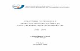 Relatório de Atividades do CEA/INPE do de 2003 à 2004.