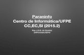 Discurso de Paraninfo - Centro de Informática/UFPE - 2015.2