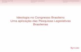 Ideologia no Congresso Brasileiro Uma aplicação das Pesquisas ...