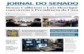 Renan Calheiros e Luiz Henrique concorrem à Presidência da Casa