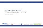 Manual SISLOGLAB Teste Rapido HIV