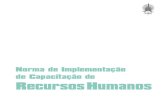 Norma de Implementação de Capacitação de Recursos Humanos
