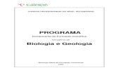 PROGRAMA Biologia e Geologia