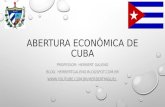 Abertura econômica de Cuba