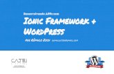 Palestra UFPR - Intro Ionic framework + WordPress