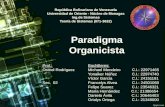 Diapositiva del paradigma organicista