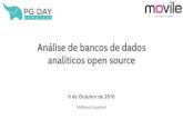Bancos de dados analíticos open source