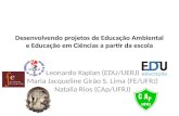 Apresentação CESPEB Ensino de Ciências 2016 - Educação Ambiental Aula 3