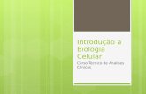 Introdução a biologia celular