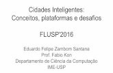 Flusp'2016 cidades inteligentes
