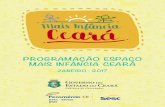 Programação do Mais Infância Ceará- Janeiro/2017