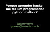 Porque aprender haskell me fez um programador python melhor?