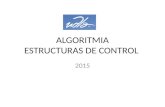 Algoritmia estructuras de control
