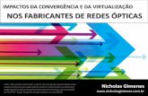 Impactos da convergência e da virtualização nos fabricantes de redes ópticas