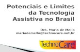 Potenciais e Limites da Tecnoologia Assistiva No brasil