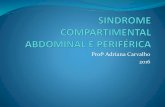 Sindrome compartimental abdominal e periférica