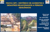 Itaoca (SP) : histórico de acidentes e desastres relacionados a perigos geológicos. - Apresentação em ppt