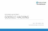Segurança na Internet - Google  Hacking