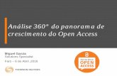 Thomson Reuters - Análise 360º do panorama de crescimento do Open Access