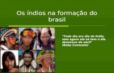 Os índios na formação do brasil