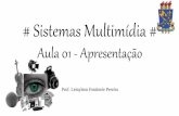 Sistemas Multimídia - Aula 01 - Apresentação