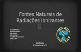 Fontes naturais de radiação ionizante