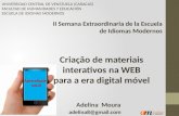 Criação de materiais interativos na WEB para a era digital móvel