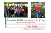 Regras para o Convívio EMRC do Porto