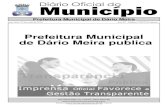 DIÁRIO OFICIAL DO MUNICÍPIO (PREFEITURA MUNICIPAL DE DÁRIO MEIRA)