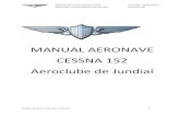 Manual aeronave Cessna 152 - Aeroclube de Jundiaí
