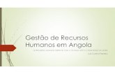 Gestao de Recursos Humanos em Angola