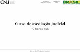 Curso mediação judicial slides