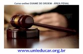 Curso online exame de ordem area penal