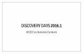 Booklet Discovery Days AIESEC em Balneário Camboriú 2016.1
