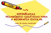 Referências Pedagógico-didáticas para a Geografia escolar
