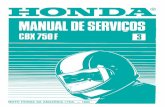 Manual de serviço cbx750 f (1990) capa