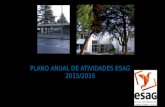 Plano Anual de Atividades ESAG 2015/2016 - 2.º Período