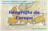 Geografia da Europa 2015/2016 - Artes - Música