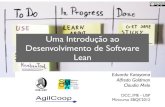 Minicurso: Uma Introdução ao Desenvolvimento de Software Lean