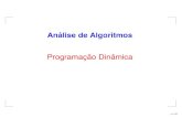 Análise de Algoritmos - Programação Dinâmica
