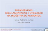 Transgênicos: Regulamentação e Utilização na Indústria de Alimentos