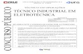 TÉCNICO EM OPERAÇÕES - Técnico Industrial em Eletrotécnica