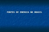 Fontes de energia no brasil