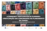 20150525 apresentação community participation in planning vf