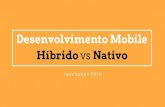 Desenvolvimento Mobile: Híbrido x Nativo