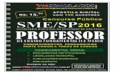APOSTILA PROFESSOR DE ENSINO FUNDAMENTAL II E MÉDIO - SME/SP 2016