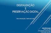 Palestra Digitalizacao e Preservacao Digital: uma introdução / relato de caso