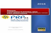 CARTILHA DE CAMPANHA 2016 - CONVENÇÕES E REGISTRO DE CANDIDAUTRA