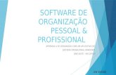 Software de organização pessoal & profissional