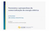 Panorama e perspectivas da comercialização de energia elétrica - UBS Utilities CEO/CFO Day